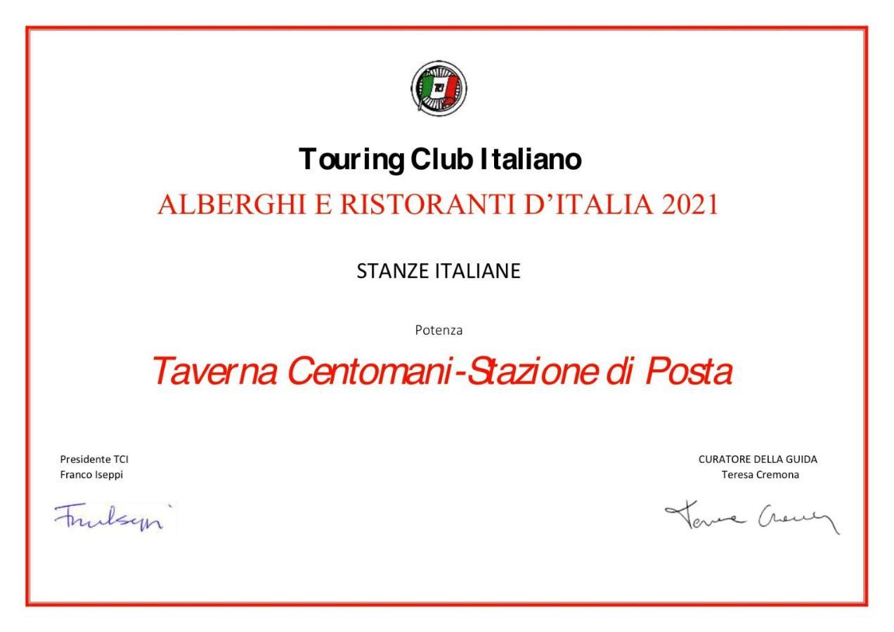 Taverna Centomani Potenza Exterior photo